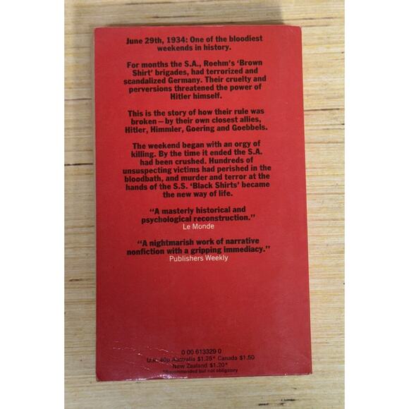 The Night of Long Knives by Max Gallo 1974 Paperback - Picture 4 of 5